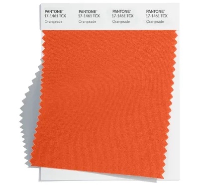 Orangeade, Pantone