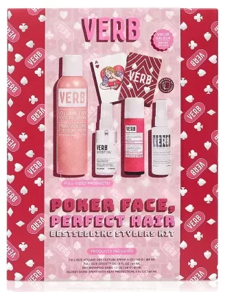 VERB Poker Face, Perfect Hair Holiday Kit