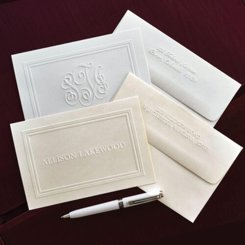 American Stationary Personalized Embossed Notes