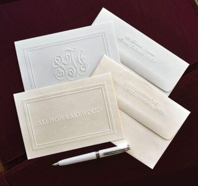 American Stationary Personalized Embossed Notes