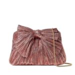 loeffler randall rayne small pleated bow frame clutch