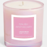 A pink candle