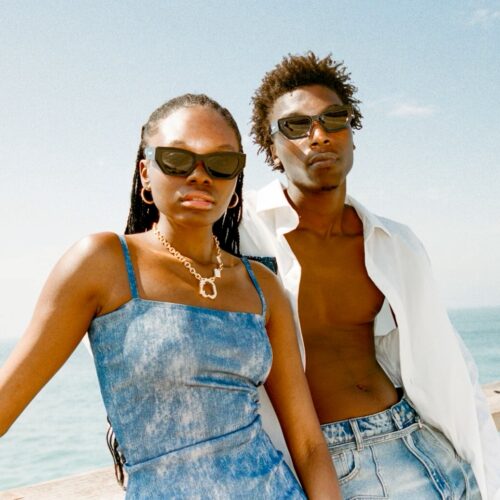 black couple with shades