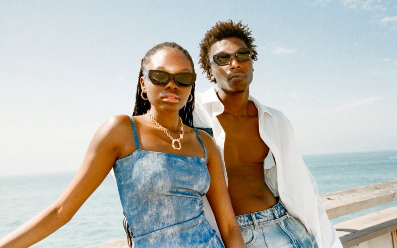 black couple with shades