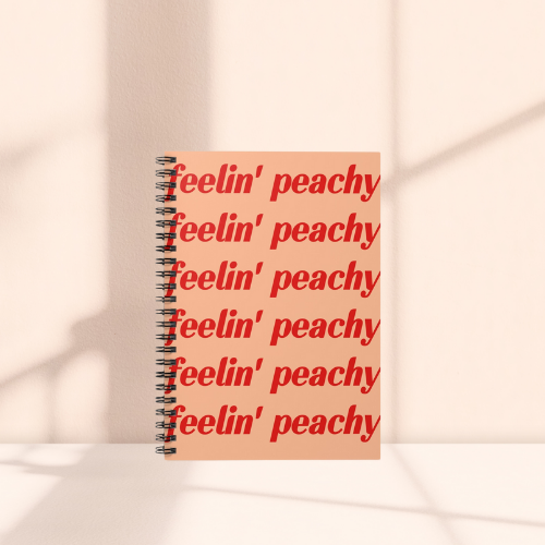 Peach Notebook