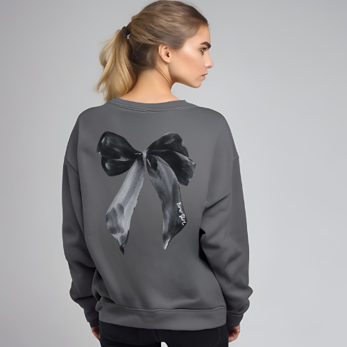 Ayacolour Graphic Shirts Bow Girl Sweatshirt from ayacolour.etsy.com