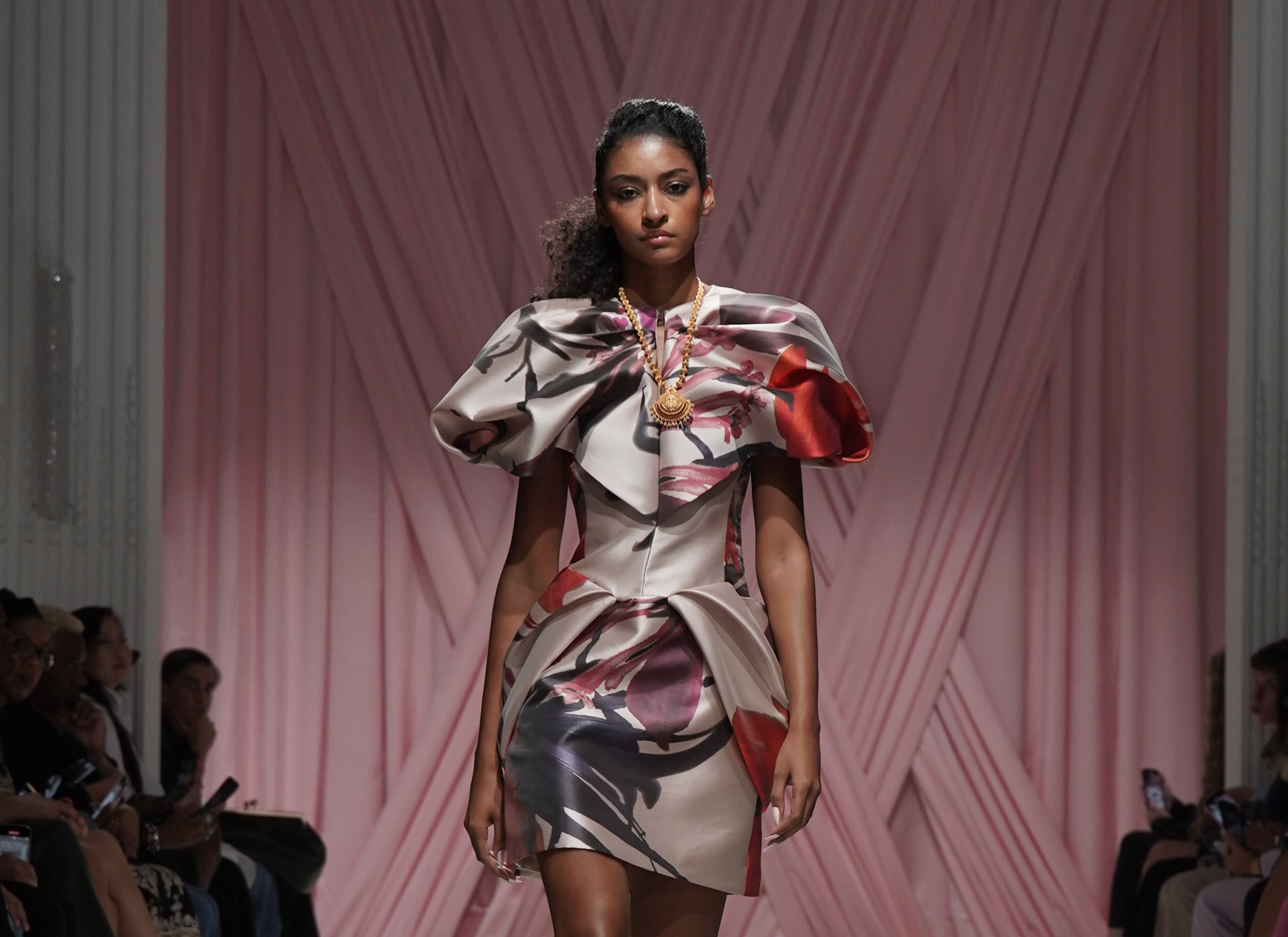 Backstage at Bibhu Mohapatra