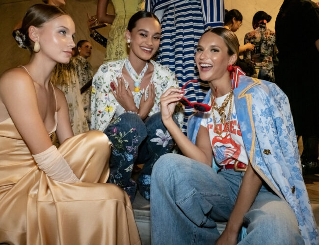 Behind the Scenes at alice + olivia’s SS26 Presentation