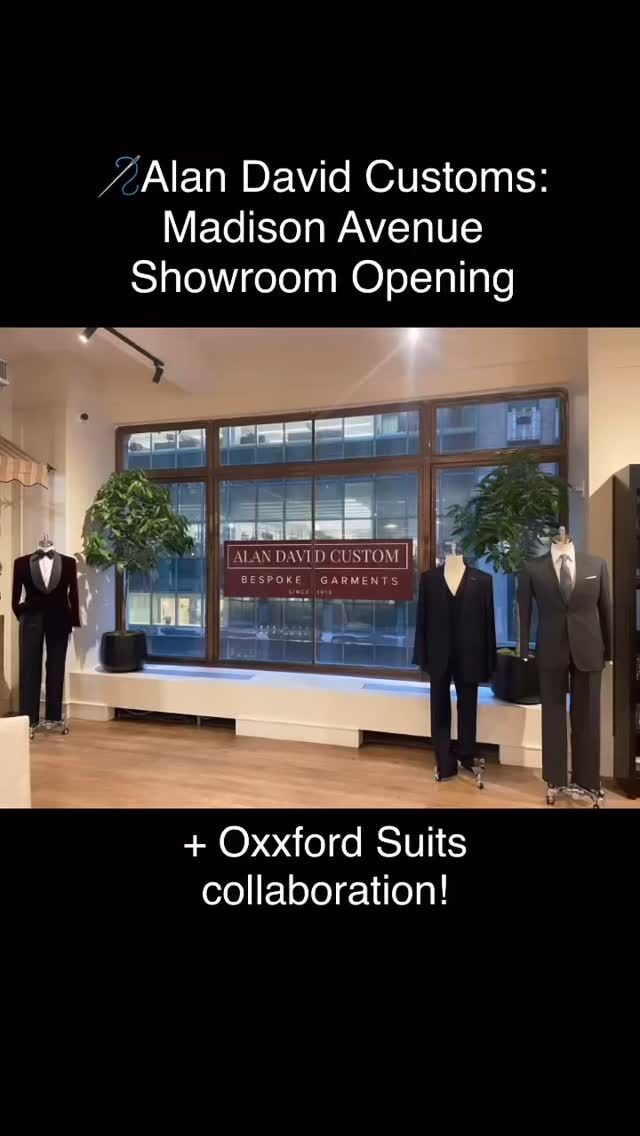 Fun fact: @alandavidcustomsuits is one of the LAST #bespoketailors left in NYC. Despite the decline in suits due to remote work, the brand is keeping the art of hand-stitched perfection alive and better than ever. 

Last night, Allan David presented his new showroom in the epicenter of high-fashion: Madison Avenue. Along with the new space, the brand announced their upcoming collaboration with @oxxfordclothes, who is similarly known for bespoke tailoring. 

Do you own a custom made suit, or would you consider having one made? 

XOXO,
#yourfashionbestie 

✍️ @marissadrezek 
.
.
.
.
#alandavid #menswear #suits #tailormade #nyc #xoxofashionmag