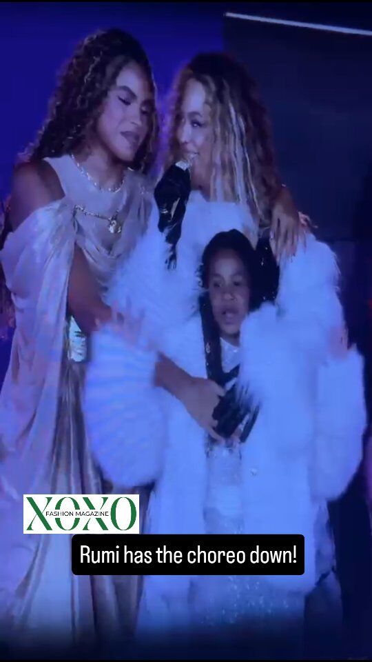 #rumicarter has full choreography down! A complete star, we love it! Thank you @beyonce for sharing your family with us!

XOXO,
#yourfashionbestie 
.
.
.
#beyonce #concerts #cowboycarter  #xoxofashionmag #aboutlastnight
